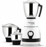 Butterfly Present Pebble Plus 750 W With Stylish & Shockproof ABS Body, 3 Stainless Steel Jars And 3 Speed Control Knob With Whip 750 W Juicer Mixer Grinder