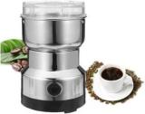 Credebs Mini Stainless Steel Coffee Spice Nuts Grains Bean Grinder Mixer 150W Silver11 150 Juicer Mixer Grinder 1 Jar, Silver