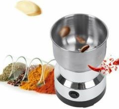 Credebs Nima Mixer/ Mini Electric Grinder Stainless Steel Bowl & Metal Blade Q 100 300 Juicer Mixer Grinder 1 Jar, SLIVER 01