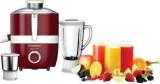 Crompton Fresh Mix FRESH MIX 500 Juicer Mixer Grinder 2 Jars, White, Red