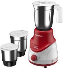 Crompton QUESTA MIXER GRINDER LIFE ESSENTIAL 500 Mixer Grinder 3 Jars, RED & WHITE