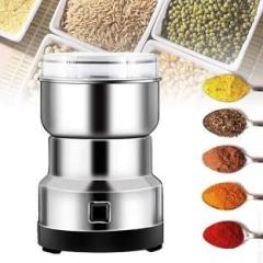 Dendues Nima Mixer Mini Electric Grinder Stainless Steel Bowl & Metal Blade D 101 Nima Japan Multi function Small Food Grinder 300 Mixer Grinder 1 Jar, SILVER ECL