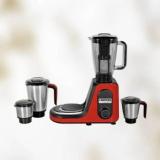 Faber FMG Master Chef 800 3J+1PC Mystic Red 800 Mixer Grinder With 1 Year Extended Warranty 4 Jars, Red