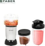 Faber Sportz Blender 3 In1 Nero Mixer Grinder Juicer Blender 400 W Juicer Mixer Grinder 3 Jars, Grey