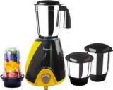 Fogger Morden Design Mixi With 1 Nutri Jar And 3 Stainless Steel Jars Yellow Plus 600 Juicer Mixer Grinder 4 Jars, Yellow