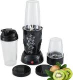 Gebet Nutri Blend 22000 RPM Bullet Mini Hand Blender ABS Altra Plastic Body Havy 500W Motor Capacity 500 Juicer Mixer Grinder 2 Jars, Black176