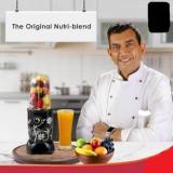 Gebet Nutri Blend 22000 RPM Bullet Mini Hand Blender ABS Altra Plastic Body Havy 500W Motor Capacity 500 Juicer Mixer Grinder 2 Jars, Black78