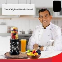 Gebet Nutri Blend 22000 RPM Bullet Mini Hand Blender ABS Altra plastic body Havy 500W Motor Capacity 500 Juicer Mixer Grinder 2 Jars, Black78