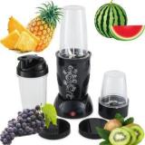 Gebet Nutri Blend 28000 RPM Bullet Mini Hand Blender ABS Altra Plastic Body Havy 500W Motor Capacity 500 Juicer Mixer Grinder 2 Jars, Black173