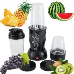 Gebet Nutri Blend 28000 RPM Bullet Mini Hand Blender ABS Altra plastic body Havy 500W Motor Capacity 500 Juicer Mixer Grinder 2 Jars, Black173