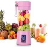 Guggu LPE_696O_ Portable Electric Fruit Juicer Maker/Blender USB Rechargeable Mini Juicer/ Work As Power Bank Also Pro Fruit Juicer 20 Juicer Mixer Grinder 1 Jar, Multicolor