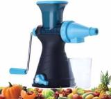 Halar Premium Heavy Duty Plastic Fruit And Vegetable Juicer With Steel Handle And Vacuum Locking System 0 Juicer 1 Jar, Multicolor