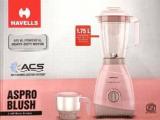 Havells By Havells ASPRO BLUSH MIXER GRINDER 400 Mixer Grinder 2 Jars, Pink