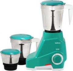 Havells Genie 500 W Mixer Grinder 3 Jars, Green