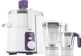 Havells Hexo 2 Jar 1000 W Juicer Mixer Grinder With 1 Year Extended Warranty 2 Jars, White, Purple