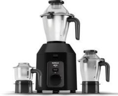 Havells HEXO MIXER GRINDER BLACK 1000 Mixer Grinder 3 Jars, Black