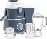 Havells Vitonica 500 W Juicer Mixer Grinder 3 Jars, White Light Blue