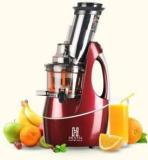 Hestia Nutri Max Cold Press Slow Juicer Standard Series, 2 Strainers 240 Juicer 2 Jars, Wine Red