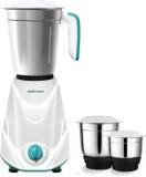 Inalsa Mellerware MWMG01 500W Mixer Grinder With 3 Stainless Steel Jars 500 Mixer Grinder 3 Jars, Green & White