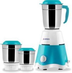 Jones Thunder Pro 700 Mixer Grinder 3 Jars, White Blue