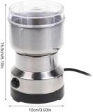 Kindlook Fashion by nima Japan Multi function Food Grinder Household Electric Cereals Grinder MINI 150W 150 Mixer Grinder 240 Juicer Mixer Grinder 1 Jar, Silver 14