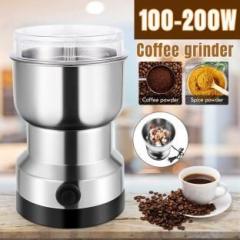 Kindlook Fashion Nima japan 200 W, 24000 RPM Mini Stainless Steel Spice Nuts Grainder Compact Kitchen design Electric Household Grinder W 200 Juicer Mixer Grinder 1 Jar, Silver.71