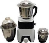 Kumaka 600 Watts Mixer Grinder With 3 Jars 100% Copper Motor White KMK SMT01 600 Mixer Grinder