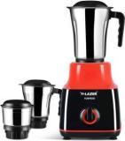 Lazer TORPED 550 Mixer Grinder 3 Jars, Black With Red