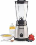 Lee Star Stainless Steel Blender Cum Baby Food Maker LE 803 400 W Mixer Grinder 1 Jar, Black