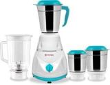 Longway Pluto 650 Mixer Grinder 4 Jars, White & Blue