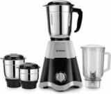 Longway Super Dlx 750 Juicer Mixer Grinder 4 Jars, Black, Gray