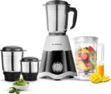 Longway Super Dlx 750 W Juicer Mixer Grinder 4 Jars, Black, Gray