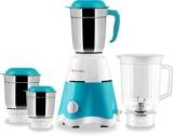 Longway SUPER DLX 750 W Juicer Mixer Grinder 4 Jars, White && Green