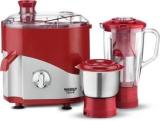 Maharaja Whiteline By Maharaja Whiteline JX1 158 Odacio Dlx 550 W Juicer Mixer Grinder 2 Jars, Cherry Red