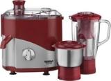 Maharaja Whiteline By Maharaja Whiteline Odacio Dlx JX1 158 550 W Juicer Mixer Grinder 2 Jars, Cherry Red