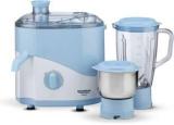 Maharaja Whiteline JX1 149 Odacio 450 W Juicer Mixer Grinder 2 Jars, White, Blue