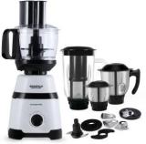 Maharaja Whiteline Kitchen Pro MX 266 800 Mixer Grinder 4 Jars, White, Black