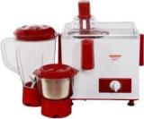 Maharaja Whiteline Mark 1 JX1 147 450 Juicer Mixer Grinder 2 Jars, Red, White