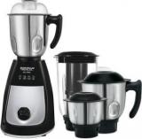 Maharaja Whiteline MX 166 Joy Elite MX 166 750 W Mixer Grinder 4 Jars, Black And Silver