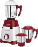 Maharaja Whiteline MX 242 RW Mixer Grinder 750 Mixer Grinder 3 Jars, Red, White