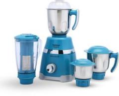 Maharaja Whiteline MX 243 Duramaxx 800 W Mixer Grinder 4 Jars, Turquoise Blue, Silver