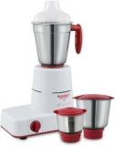 Maharaja Whiteline Solo MX 122 500 W Mixer Grinder 3 Jars, Red, White