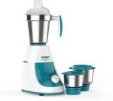 Maharaja Whiteline Turbo Prime Classic Mixer Grinder, 600 W, 3 Jars, White & Blue Mx 2390 600 Mixer Grinder 3 Jars, White, Blue