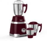 Maharaja Whiteline Ultramax Plus 800 Watt Ultramax Plus Mixer Grinder 800 Watt, Copper Motor, 3 Stainless Steel Jar, 5 Year Motor Warranty Burgundy 800 Mixer Grinder