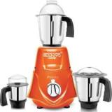 Masterclass Sanyo 1000W Rocket Mixer Grinder With 3 Jars Chutney, Liquid And Dry Jar, TR60 ROCKET 3 Steel Jars 1000 Mixer Grinder 3 Jars, Orange