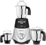 Masterclass Sanyo 600W Rocket Mixer Grinder With 3 Jars Chutney, Liquid And Dry Jar, TR100 ROCKET 3 Steel Jars 600 Mixer Grinder 3 Jars, BLACKSILVER