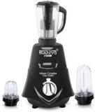 Masterclass Sanyo 750 Watts Rocket Mixer Grinder With 2 Bullets Jars And Juicer Jar Juicer Jar, 350ML Jar And 530ML Jar MGFF143 750 Mixer Grinder 3 Jars, Black