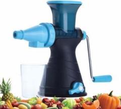 Maxsenso Plastic Fruit and Vegetable Juicer With Steel Handle and Vacuum Locking System 0 Juicer 1 Jar, Multicolor