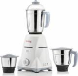 Mccoy AURA 750 Watt Mixer Grinder With 3 Stainless Steel Jars White/Blue 750 Mixer Grinder 3 Jars, White