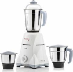 Mccoy AURA 750 Watt Mixer Grinder with 3 Stainless Steel Jars White/Blue 750 Mixer Grinder 3 Jars, White